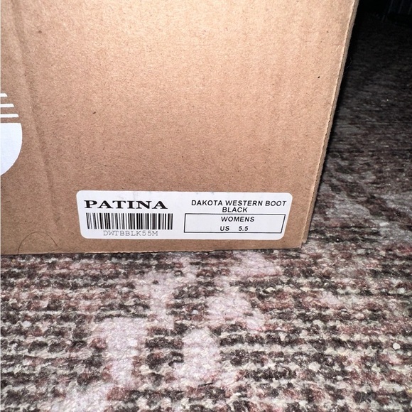 Portland Leather “Dakota” Western style ankle boot, black - Picture 4 of 8